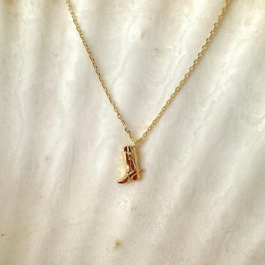 Cowboy Boot Necklace
