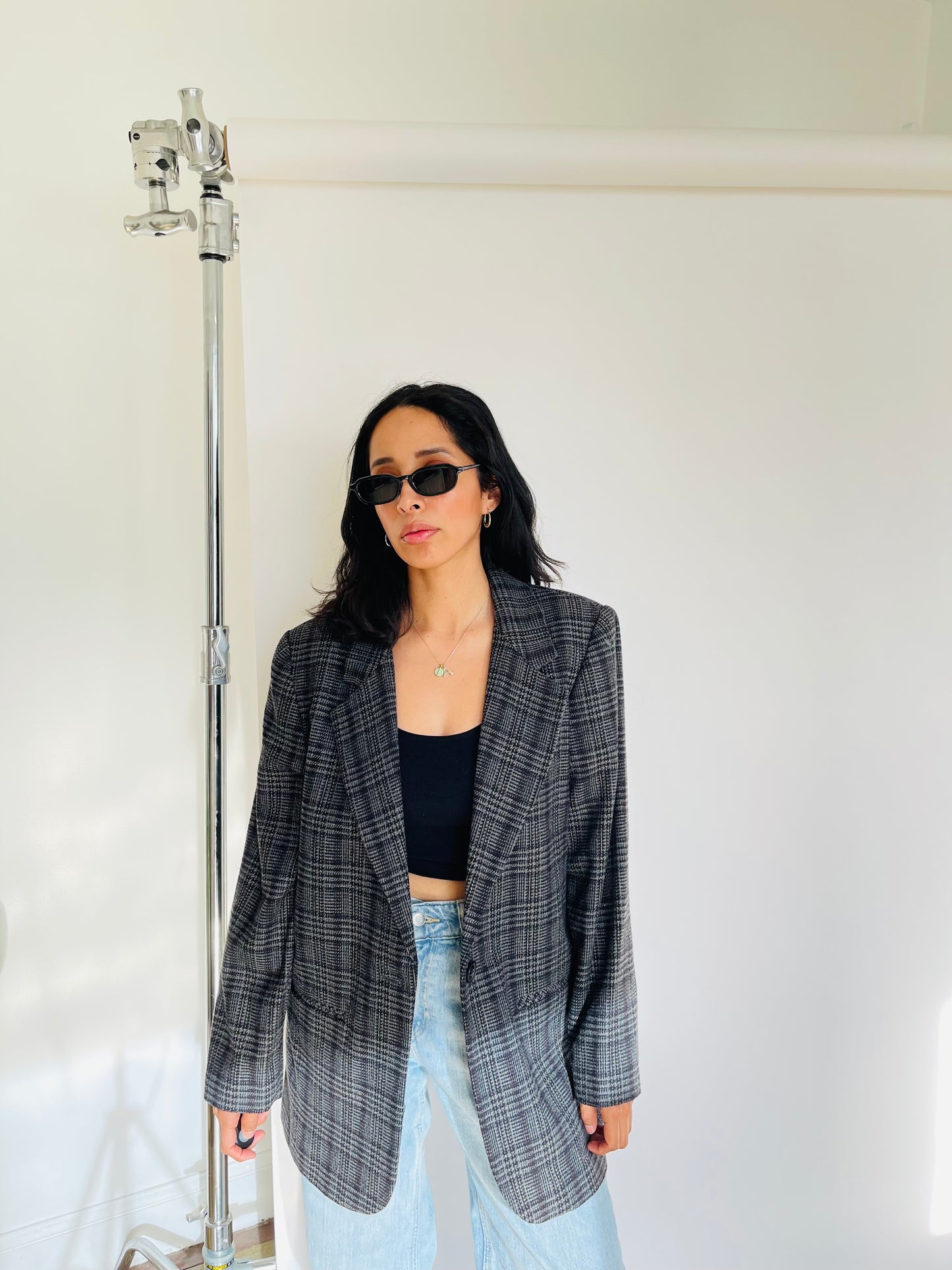 Vintage Wool Blend Blazer