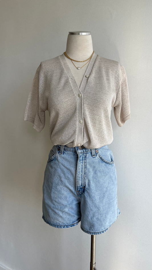 Vintage 90s Knit Short Sleeve Top